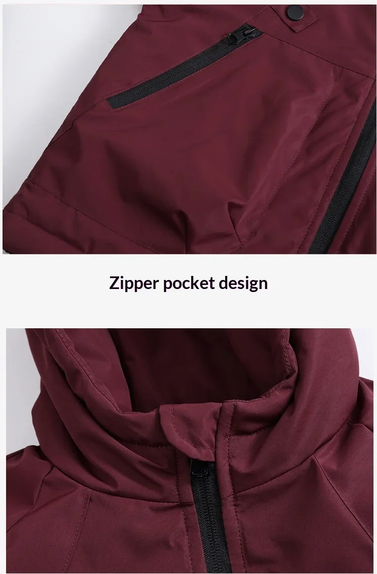 Kids Hooded Ski Jacket Winter Snow Coat Waterproof Windproof Outdoor Padded Jacket with Quilted Lining Boys Girls Warm Outwear
