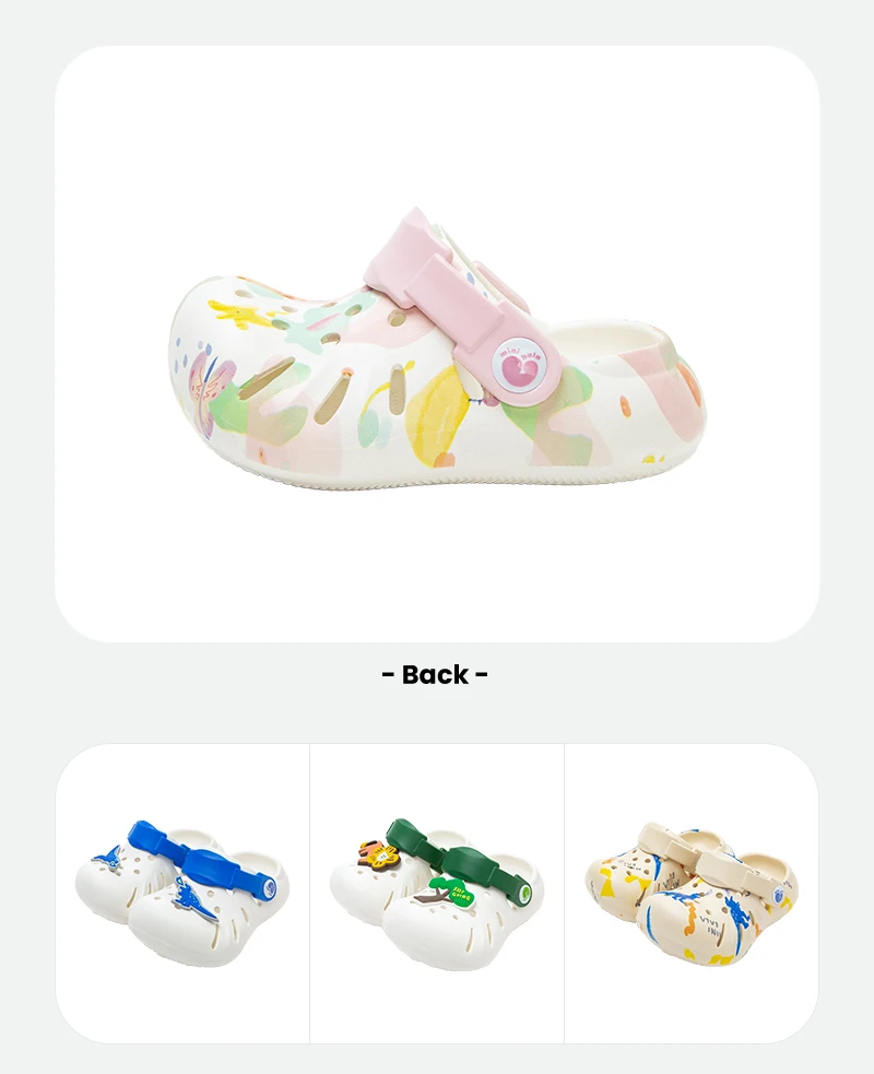 Mini Bala Boys and Girls Lightweight Elastic Durable Non-Slip Quick-Dry Sandals for Outdoor and Water Play