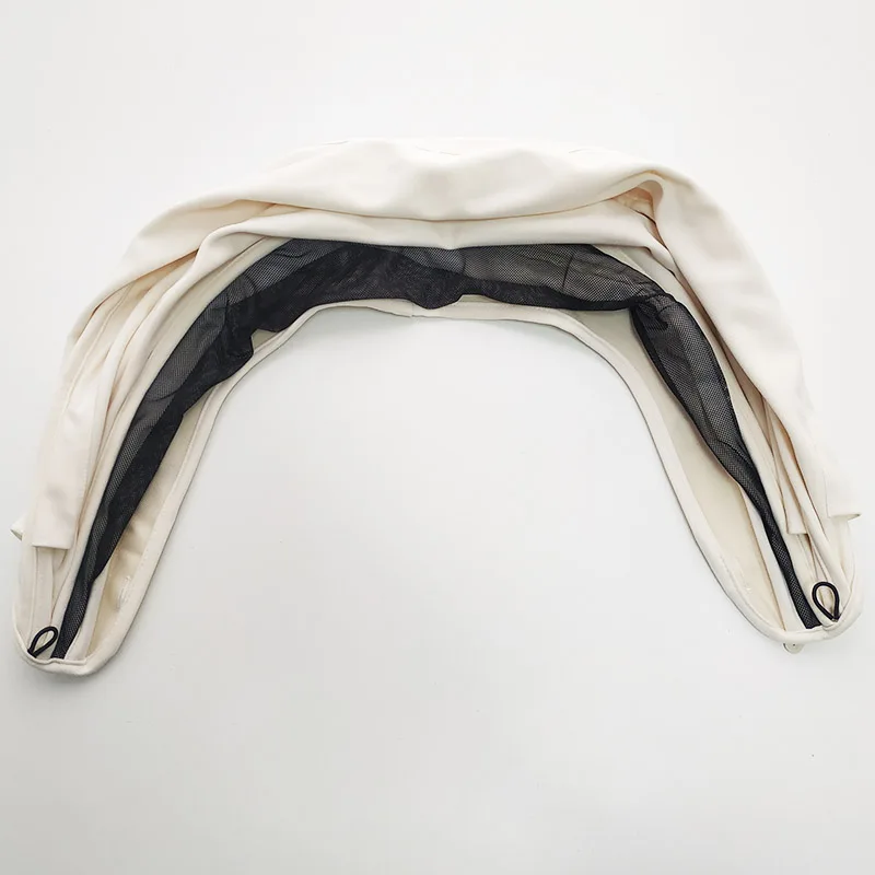 Stroller Sun Canopy For Bee3/5/6 Pushchair Basket Extendable Sunshade Baby Buggy Replace Roof Pram Hood With Mesh Window