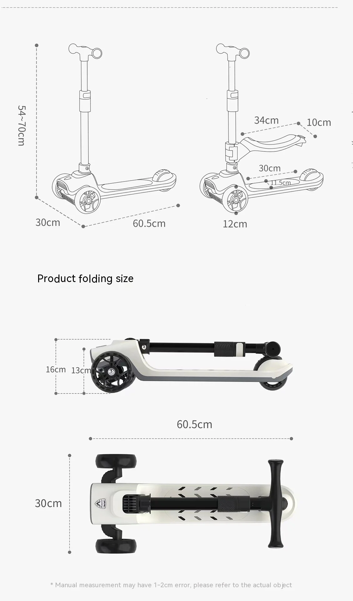 4in1 baby stroller Scooter Baby Foldable Yo-yo Car 2-7 Years Old Can Sit and Ride Multifunctional Children's trolley car