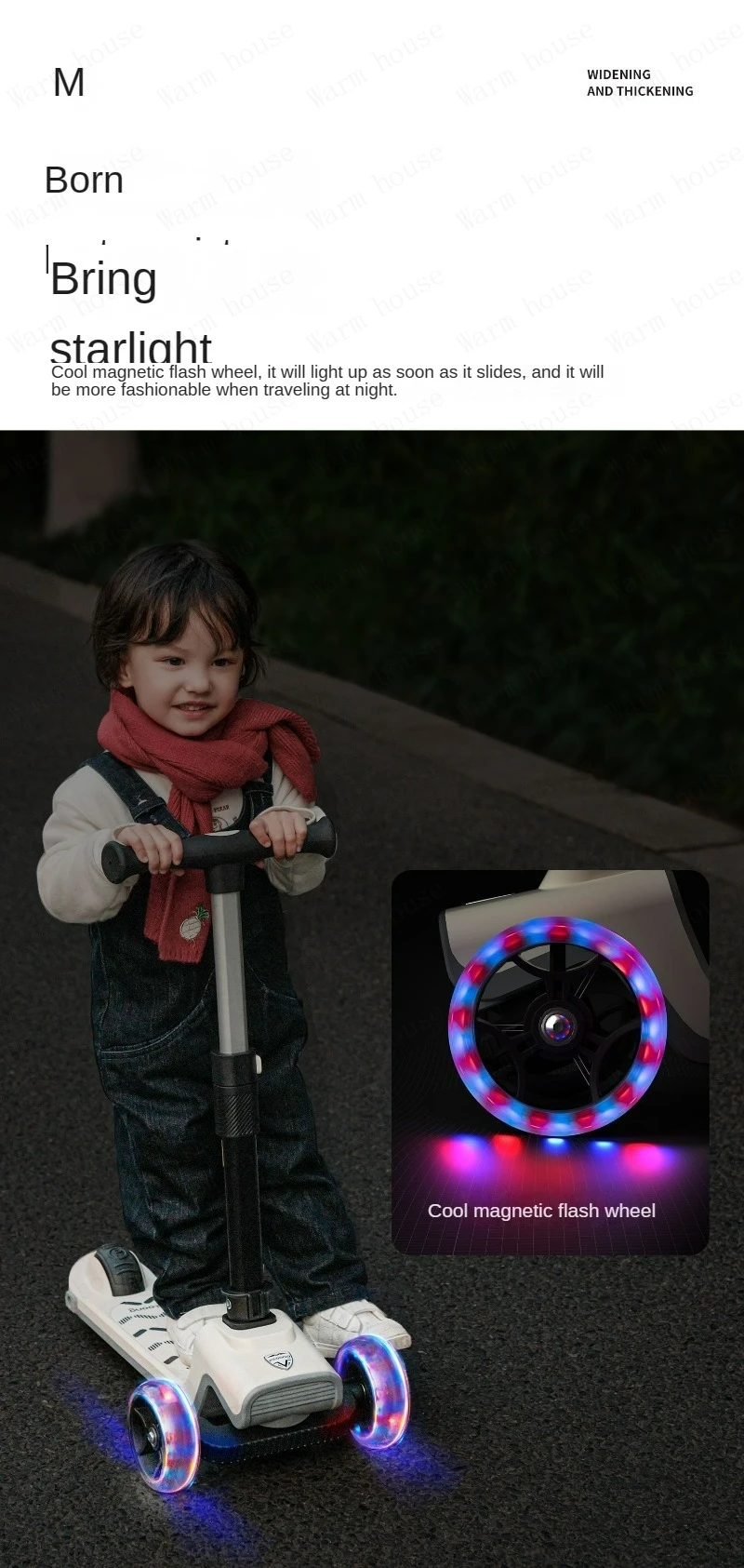 4in1 baby stroller Scooter Baby Foldable Yo-yo Car 2-7 Years Old Can Sit and Ride Multifunctional Children's trolley car