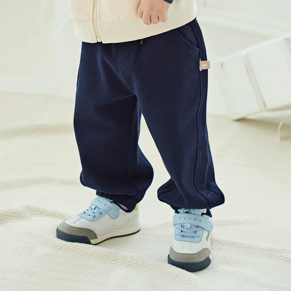 Dave Bella Children Knitted Jogger Pants Autumn Spring Boys Cotton Knitted Pants Elastic Waist Casual Sports Trousers DB3251818