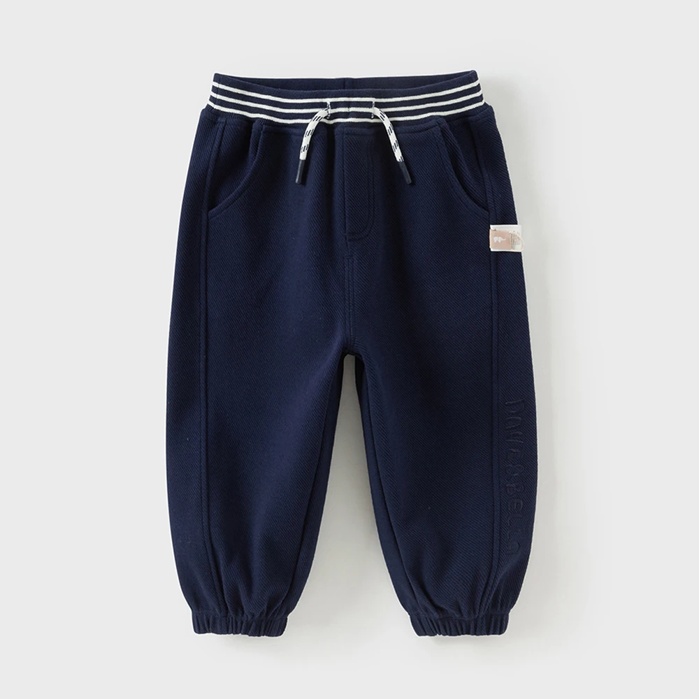 Dave Bella Children Knitted Jogger Pants Autumn Spring Boys Cotton Knitted Pants Elastic Waist Casual Sports Trousers DB3251818