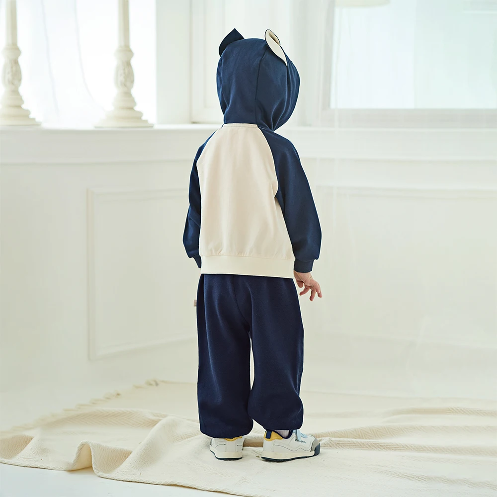 Dave Bella Children Knitted Jogger Pants Autumn Spring Boys Cotton Knitted Pants Elastic Waist Casual Sports Trousers DB3251818
