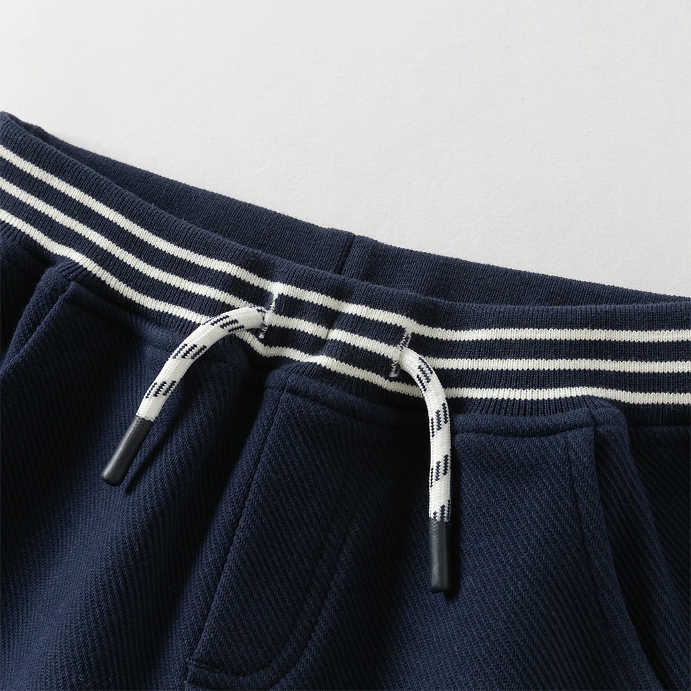 Dave Bella Children Knitted Jogger Pants Autumn Spring Boys Cotton Knitted Pants Elastic Waist Casual Sports Trousers DB3251818