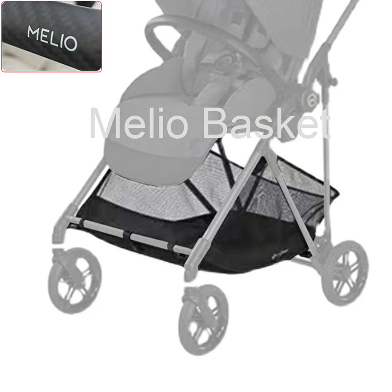 Buggy Shopping Basket for Cybex Melio 2/3/Carbon/Pro Pushchair Storage Bag Stroller Diaper Bag Baby Pram Accessories