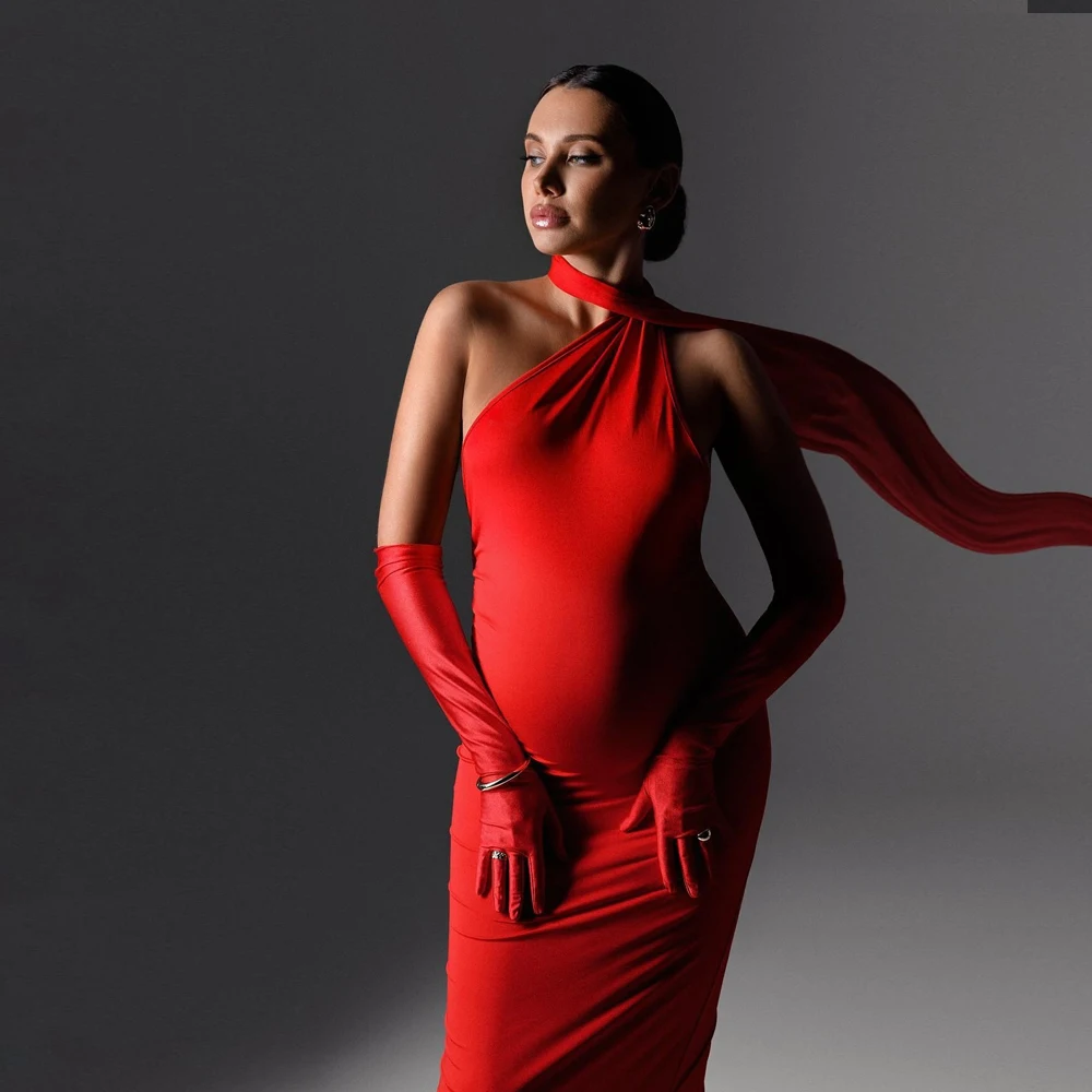 Pregnant Babyshower Clothes Women Evening Outfit Sexy Backless Maternity Dress For Photoshoot Pregnancy Bodycon Photography Gown