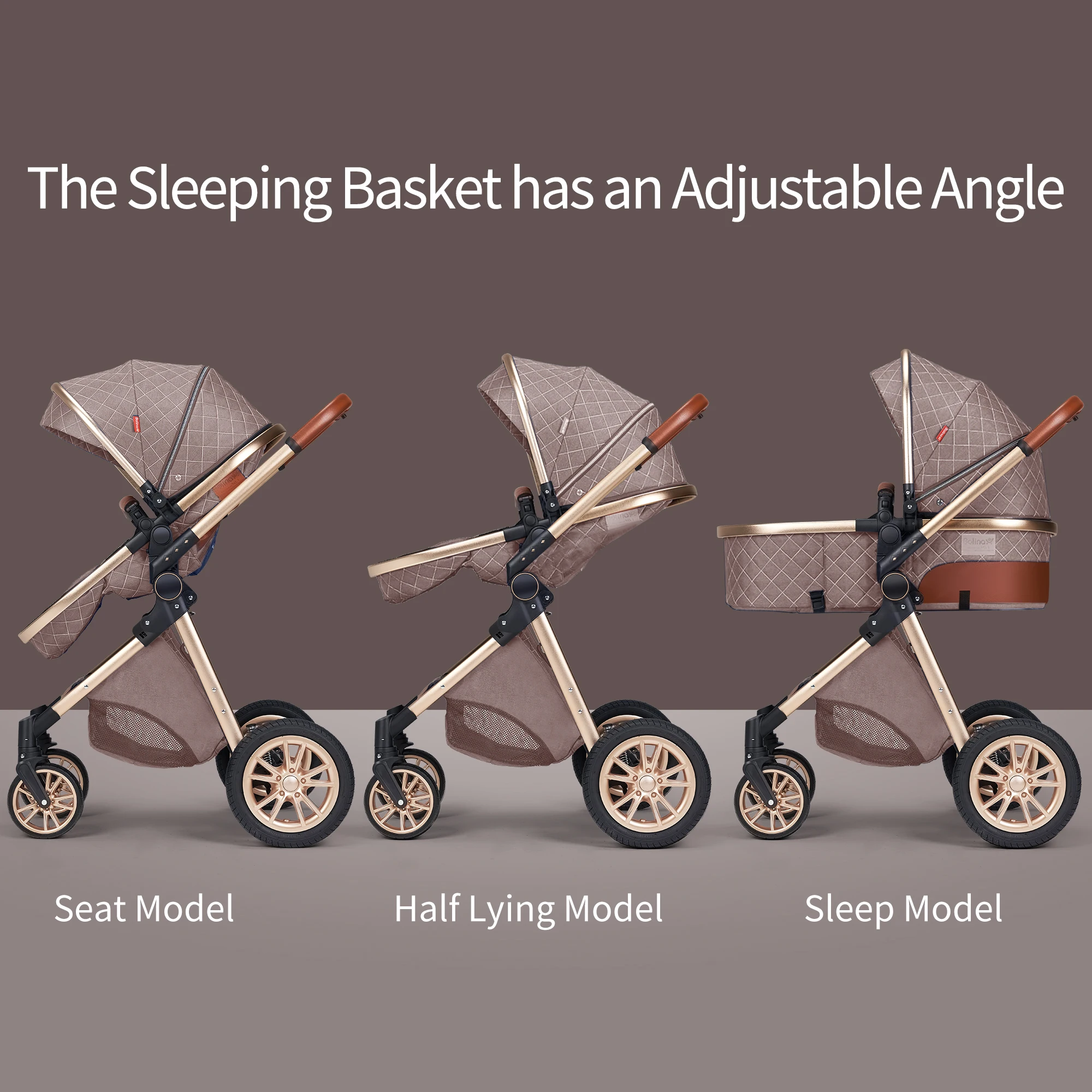All-in-One Luxury Pram: Vista 3-in-1 Stroller with Reversible Parent-Facing Seat & High Landscape