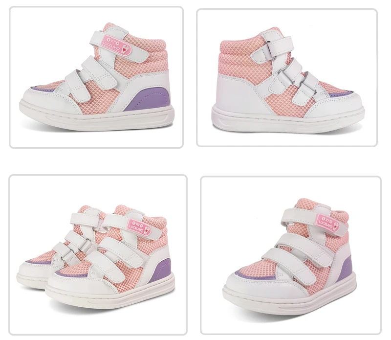 Girls Casual Running Shoes Children Demi Mesh Sneakers Toddler Kids Boys White Orthopedic School Footwear With Removable Insole