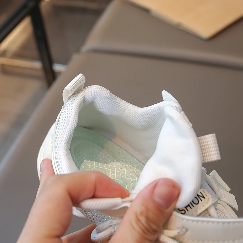 PU Leather Children's Sport Shoes Lightweight Breathable Kid's Sneakers Trend Fashion Boy's Girl's Running Shoes Children Shoes