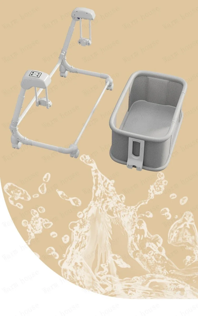 2025 New Portable Child Beds Multifunctional Children Folding Newborn Baby Cribs Child Beds Luxury Baby Bassinet Bedside Crib