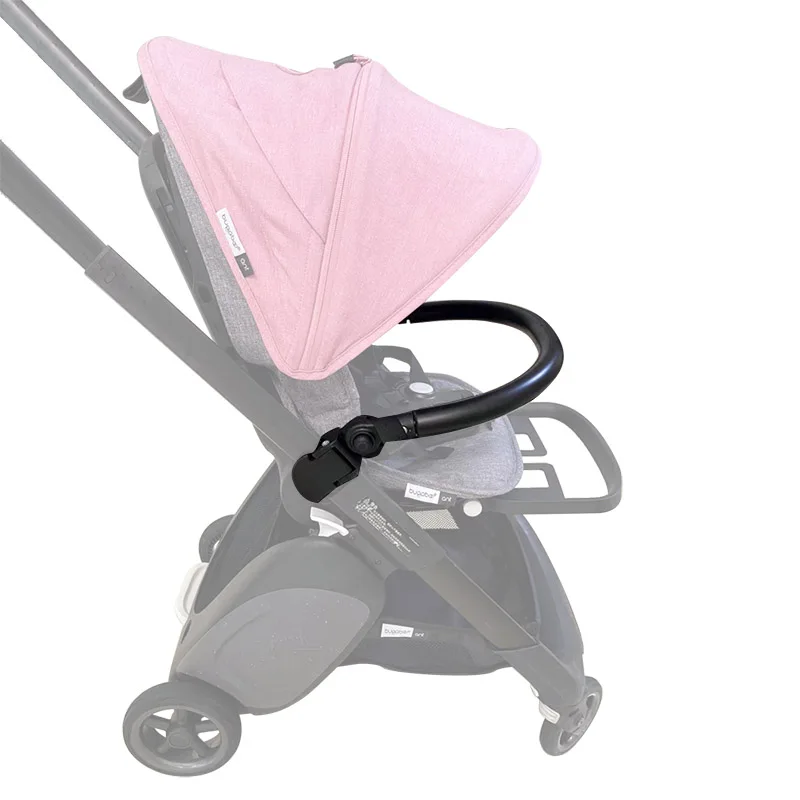 Baby Stroller Armrest For Bugaboo Ant Buggy Bumper Bar With Leather Cover Clamp Adjustable Pram Safety Fence Replace Handrail