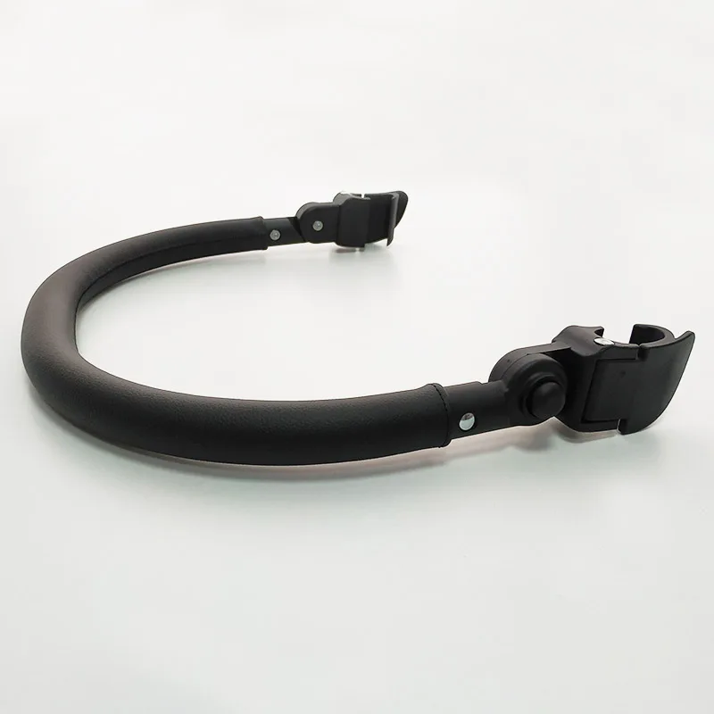 Baby Stroller Armrest For Bugaboo Ant Buggy Bumper Bar With Leather Cover Clamp Adjustable Pram Safety Fence Replace Handrail