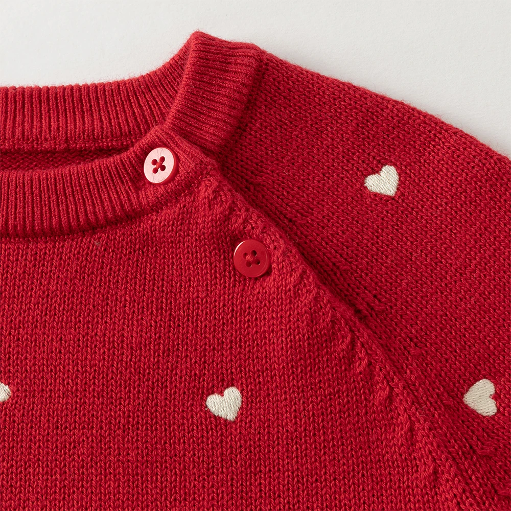 Dave Bella Girls Baby Autumn Winter Sweater Pullover Charm Cute Children Long Sleeve Sweet Knitted Top Cardigan Party DB4254247