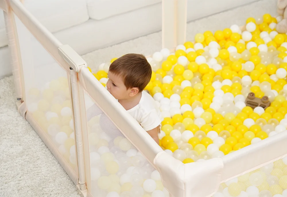 PANGDUBE Folding Baby Playpen Large Foldable Playground for Baby Safety Fence Activities for Baby Park Portable Baby Games Area