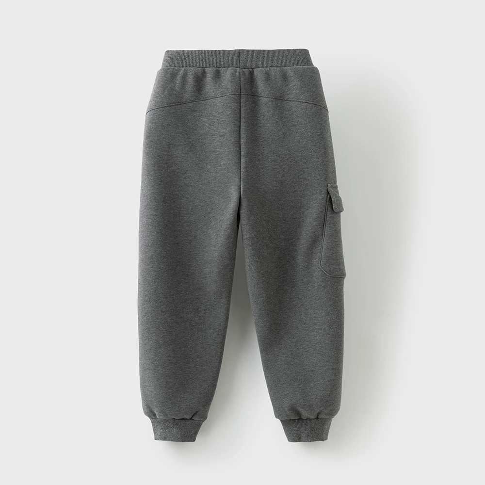 Dave Bella Children Autumn Winter Velvet Thicken Cargo Pants Girl Elastic Waist Casual Sports Jogger Warn Trousers DK4254438