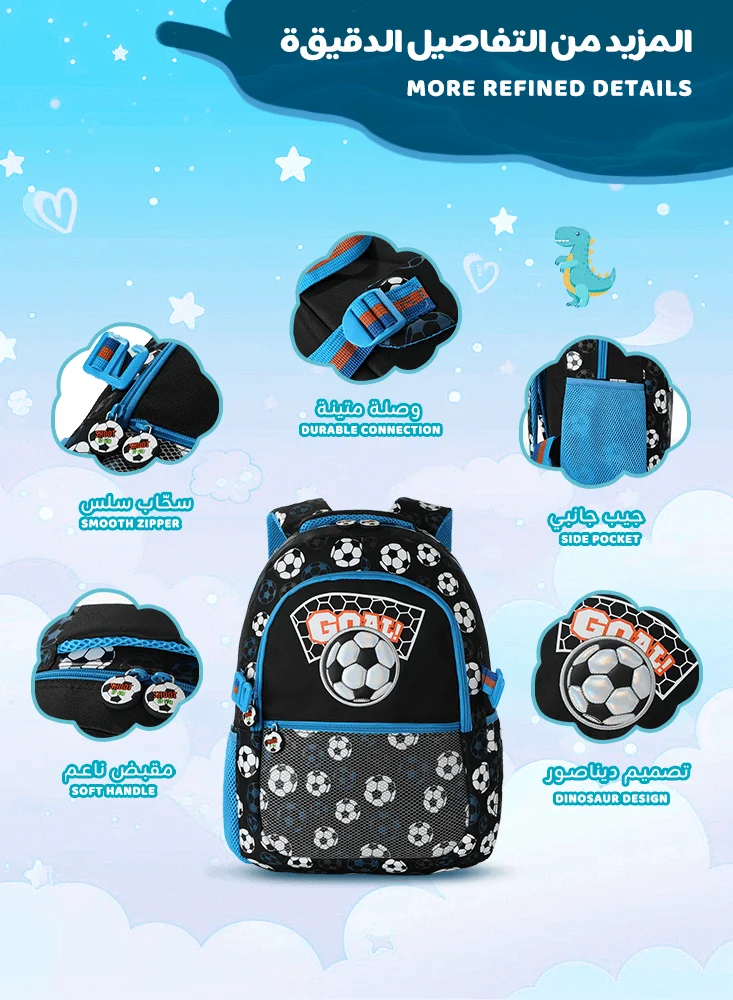3 Pcs Kids Backpack Set for Girls School Bag, Lightweight Elementary, Large Capacity & Water-Resistant, with Lunch Bag&Lunch Box