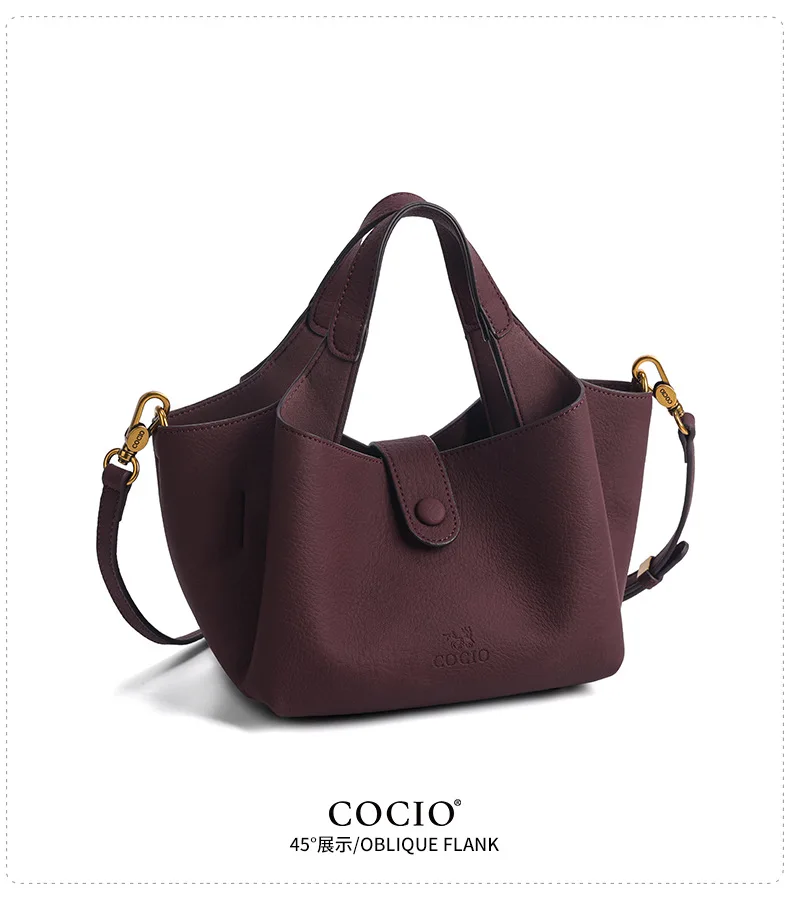 High End Leather Luxury Elegant Crossbody Handbag Ladies Hand Bags Classic Designer Paris Casual Simple Vintage Diaper Bag