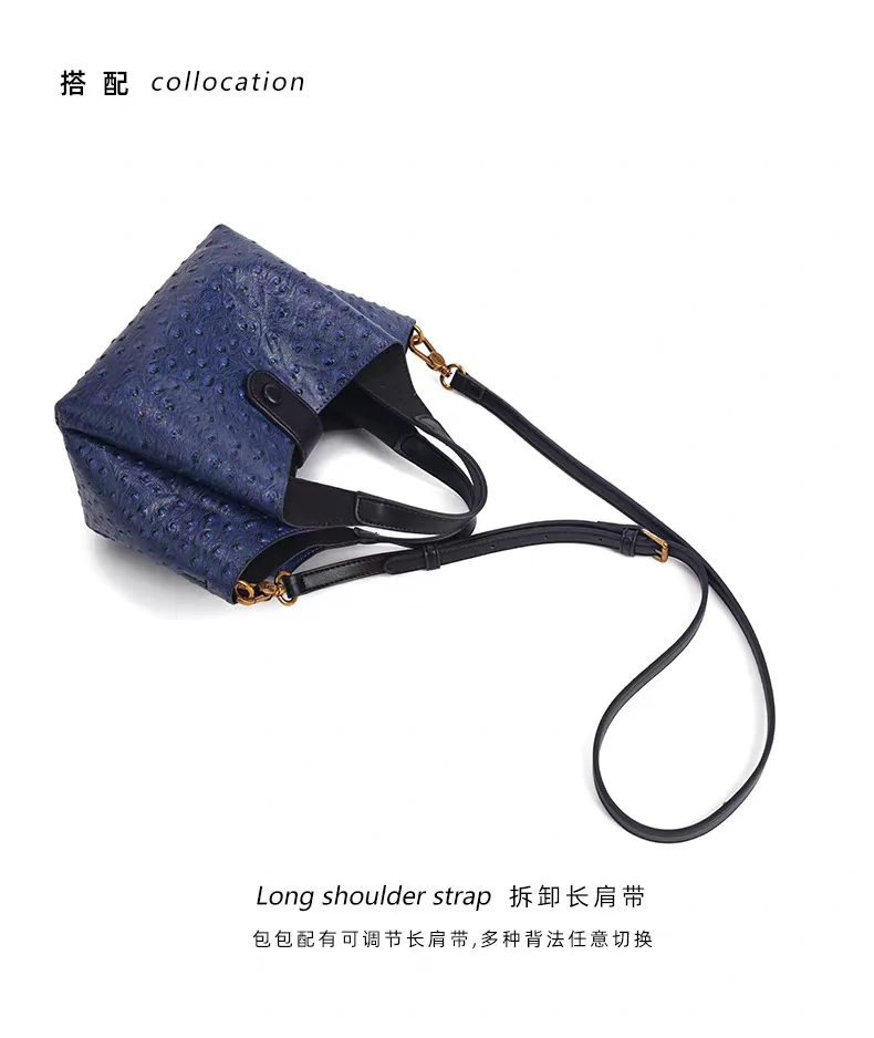 High End Leather Luxury Elegant Crossbody Handbag Ladies Hand Bags Classic Designer Paris Casual Simple Vintage Diaper Bag