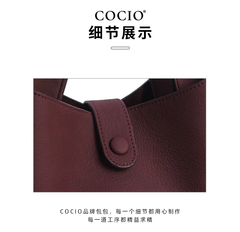 High End Leather Luxury Elegant Crossbody Handbag Ladies Hand Bags Classic Designer Paris Casual Simple Vintage Diaper Bag