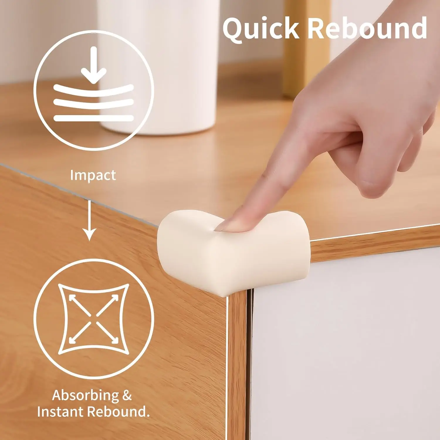 1 Roll Baby Safety Table Corner Protector Strip 4 Self Adhesive Guards Soft NBR Foam Edge Proofing Child Home Furniture