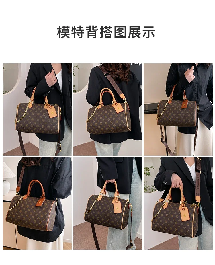 Trendy Design Letter Logo Minimalist Diaper Bags Ladies Luxury Brand Leather Commuter Bag Elegant Crossbody