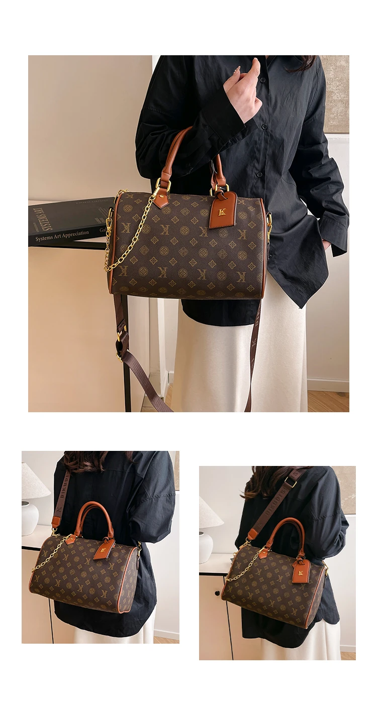 Trendy Design Letter Logo Minimalist Diaper Bags Ladies Luxury Brand Leather Commuter Bag Elegant Crossbody