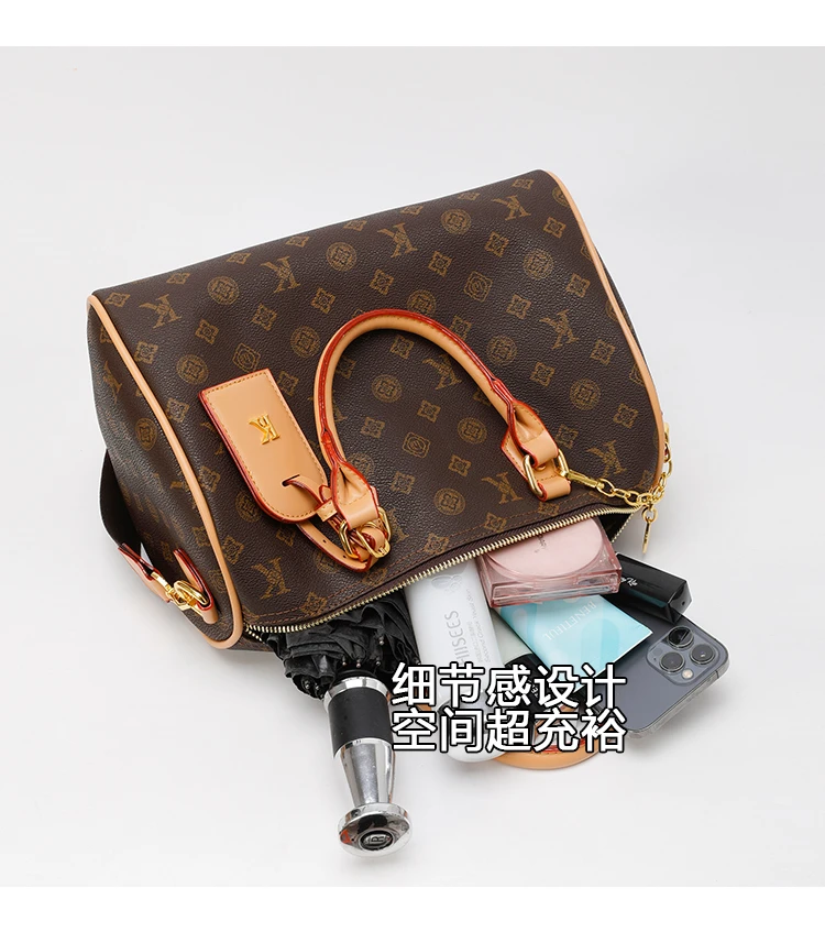 Trendy Design Letter Logo Minimalist Diaper Bags Ladies Luxury Brand Leather Commuter Bag Elegant Crossbody