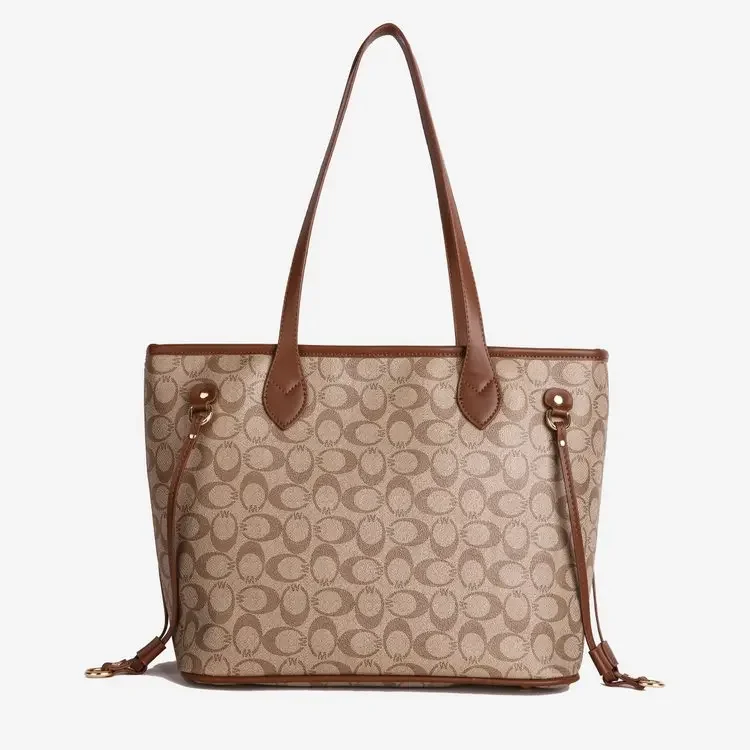 Luxury Vintage Diaper Bags For Women Classic Leather Tote Bag Elegant Minimalist Large Capacity Designer Fashionable