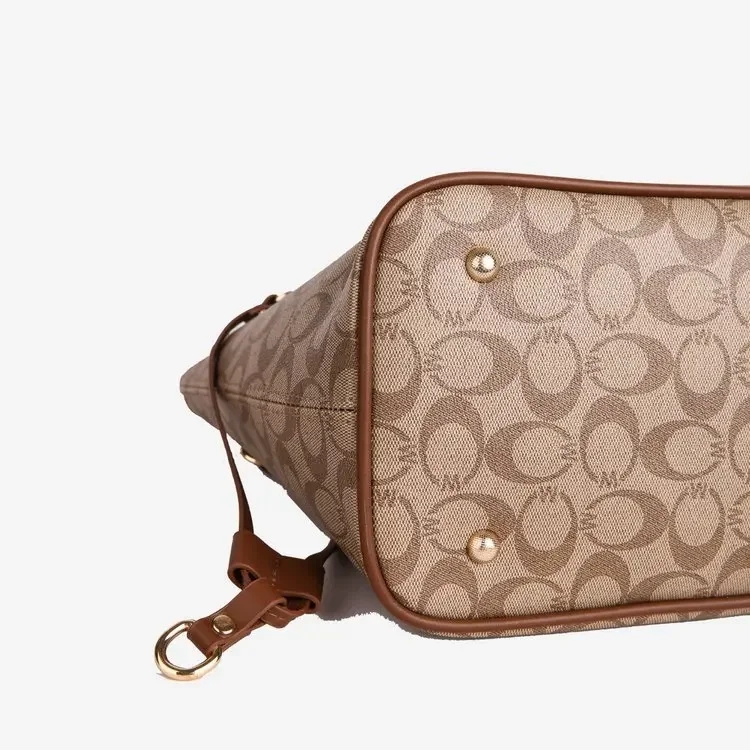 Luxury Vintage Diaper Bags For Women Classic Leather Tote Bag Elegant Minimalist Large Capacity Designer Fashionable