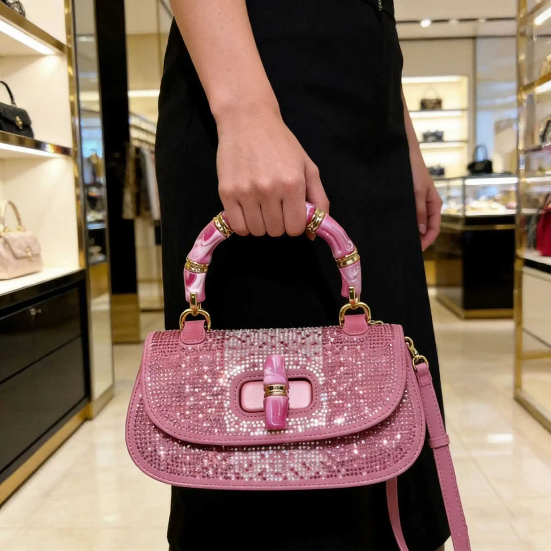Elegant Leather Classic Designer Paris Fashion Large Capacity Women's Handbag Luxury Brand Practical And Stylish Diaper Bags