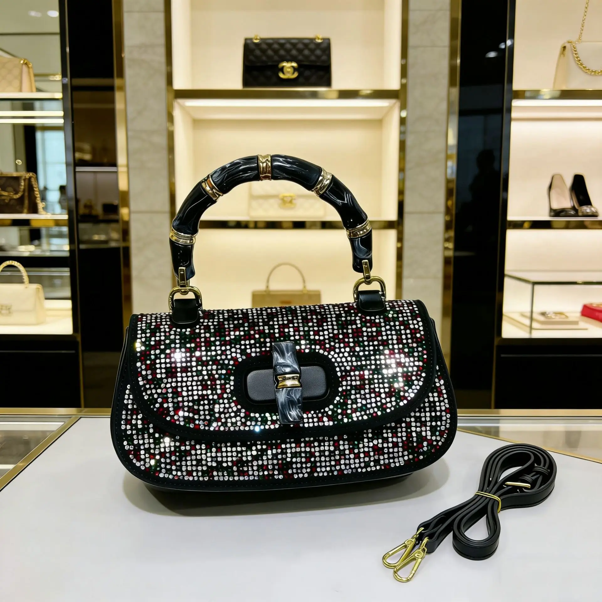 Elegant Leather Classic Designer Paris Fashion Large Capacity Women's Handbag Luxury Brand Practical And Stylish Diaper Bags