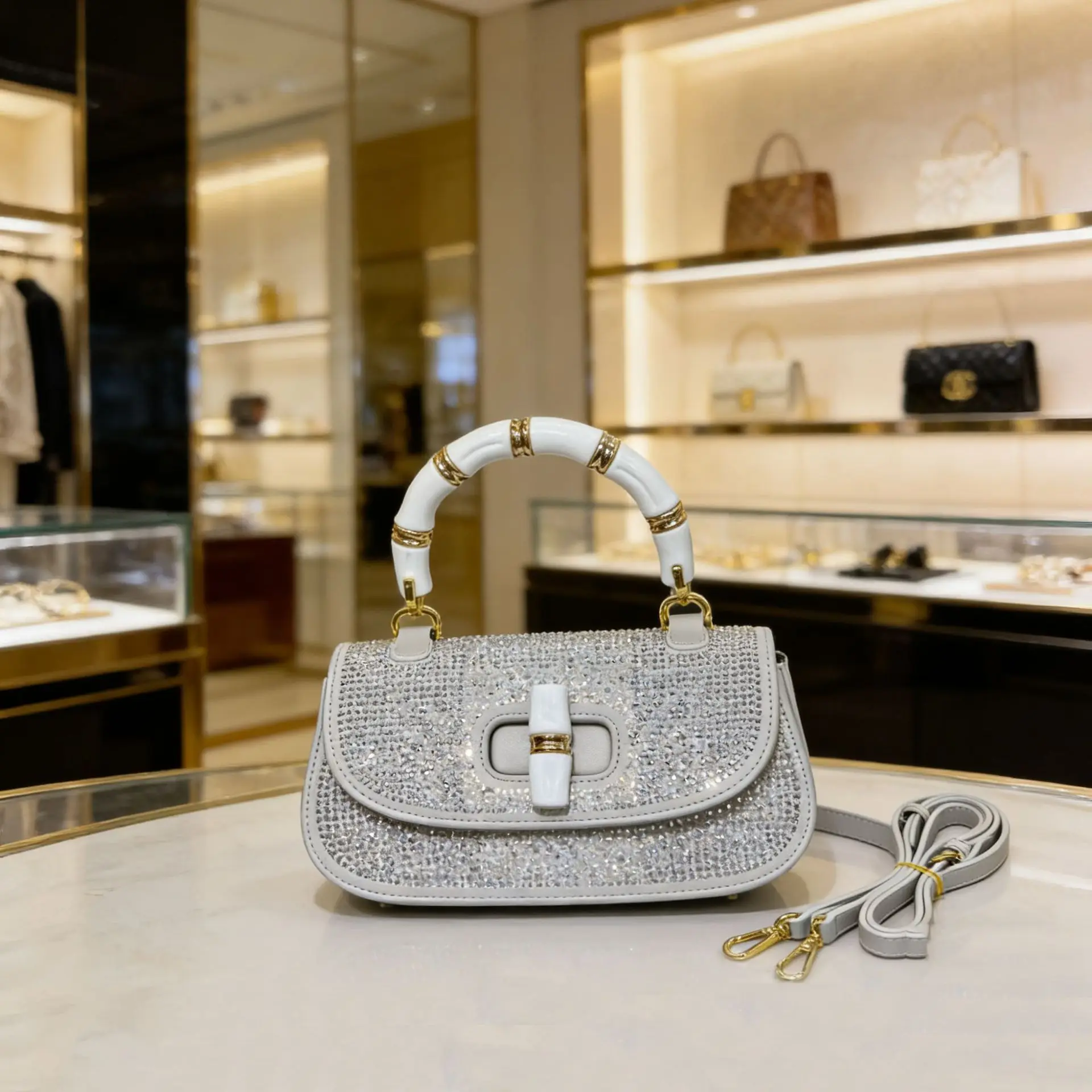 Elegant Leather Classic Designer Paris Fashion Large Capacity Women's Handbag Luxury Brand Practical And Stylish Diaper Bags