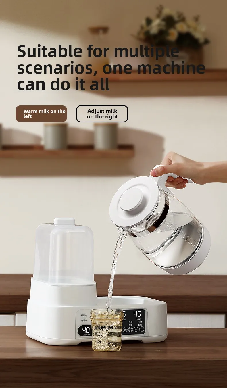 Baby Specific Constant Temperature Hot Water Kettle Disinfection 2-in-1 Multifunctional Milk Mixer Constant Temperature Kettle