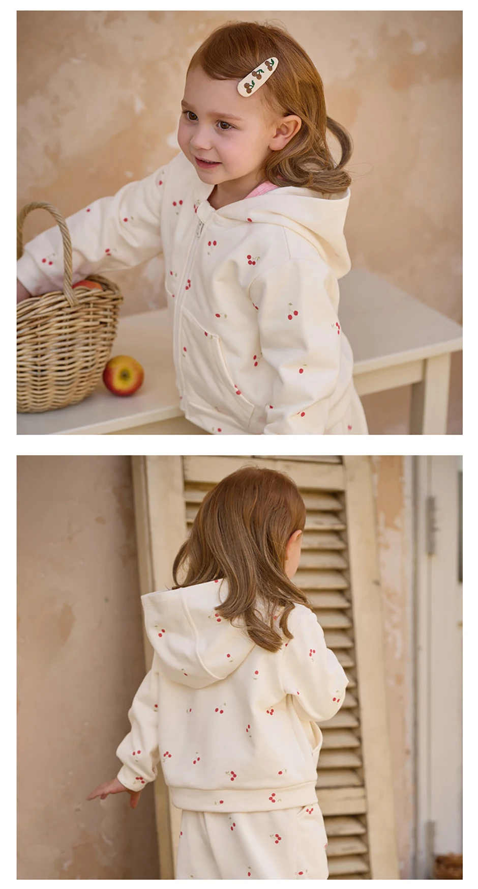 Dave Bella Girls' Coat Pants 2pcs Suits Spring Sports Two Piece Set Children Long Sleeve Jacket Trousers Clothes DB3263035