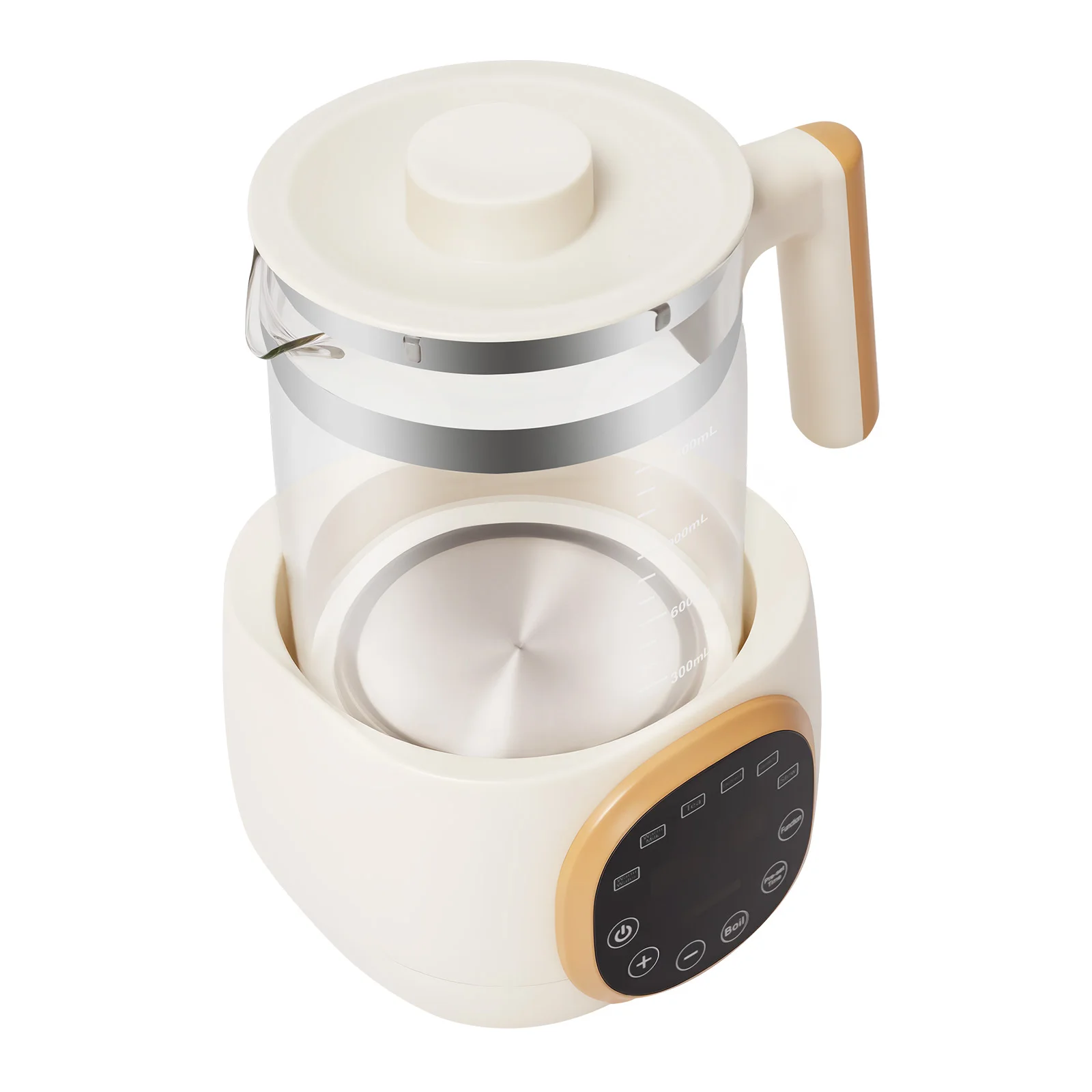 1.3L Baby Bottle Warmer, 600W Multifunctional Water Thermostat Kettle, 72h Constant Temp Infant Milk Temperature Regulator, , Kid Formula Heating Container, Household Baby Feeding Water Heater