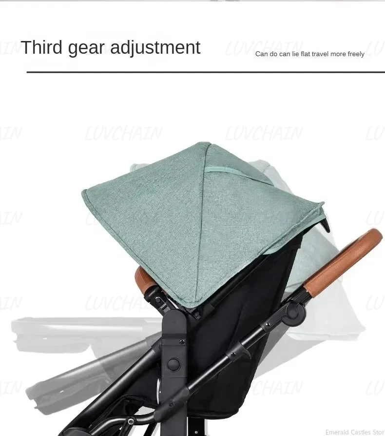 Portable Foldable Twin Stroller,double Seat Stroller with Car Seat, Luxury Baby Stroller,Comes with Accessories Such As Rain Cover and Mosquito Net