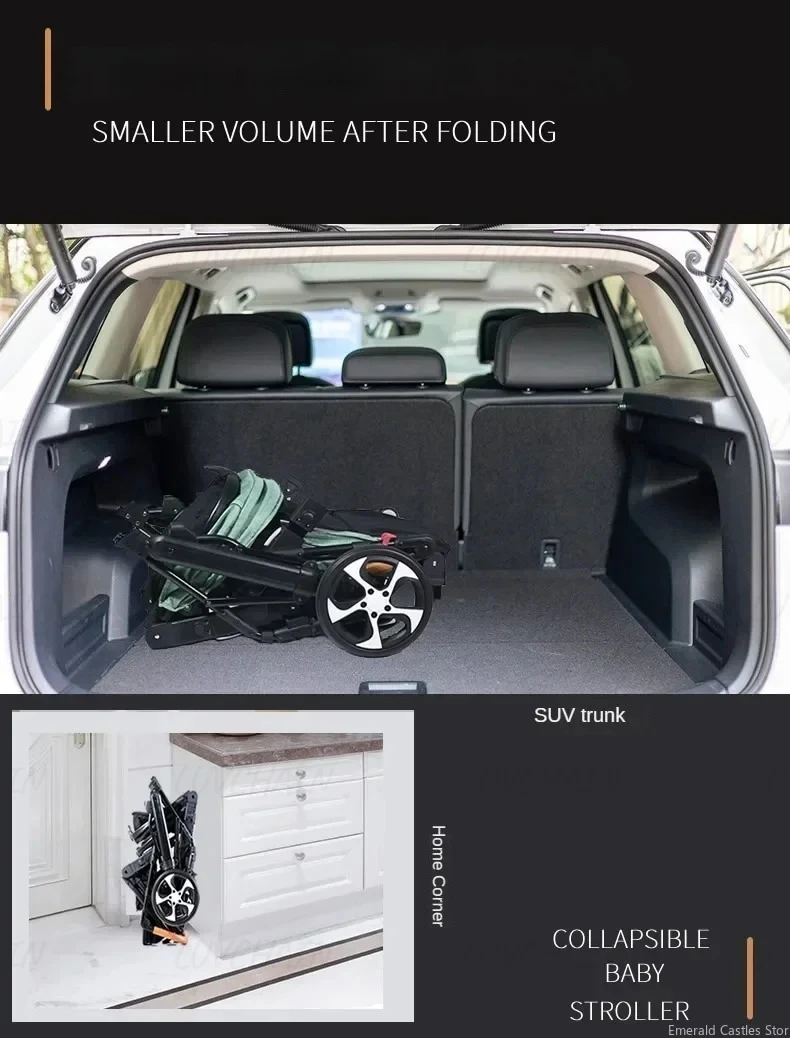 Portable Foldable Twin Stroller,double Seat Stroller with Car Seat, Luxury Baby Stroller,Comes with Accessories Such As Rain Cover and Mosquito Net