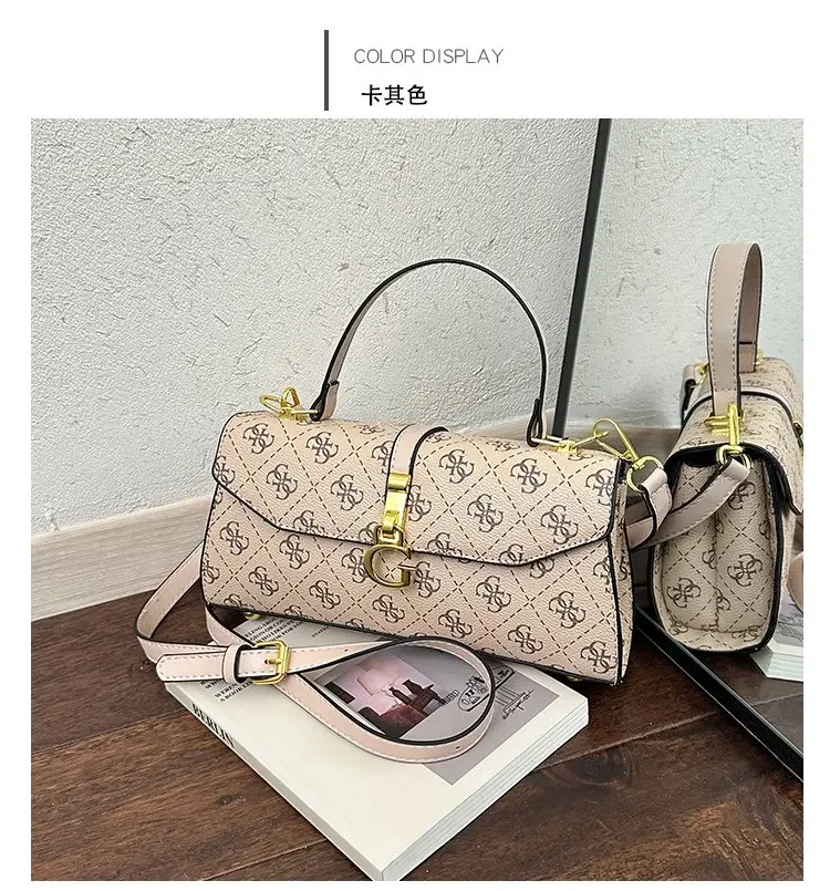 High-End Minimalist Diaper Bag: Elegant Crossbody Handbag For Women With Designer Logo And Large Capacity Vintage Tote