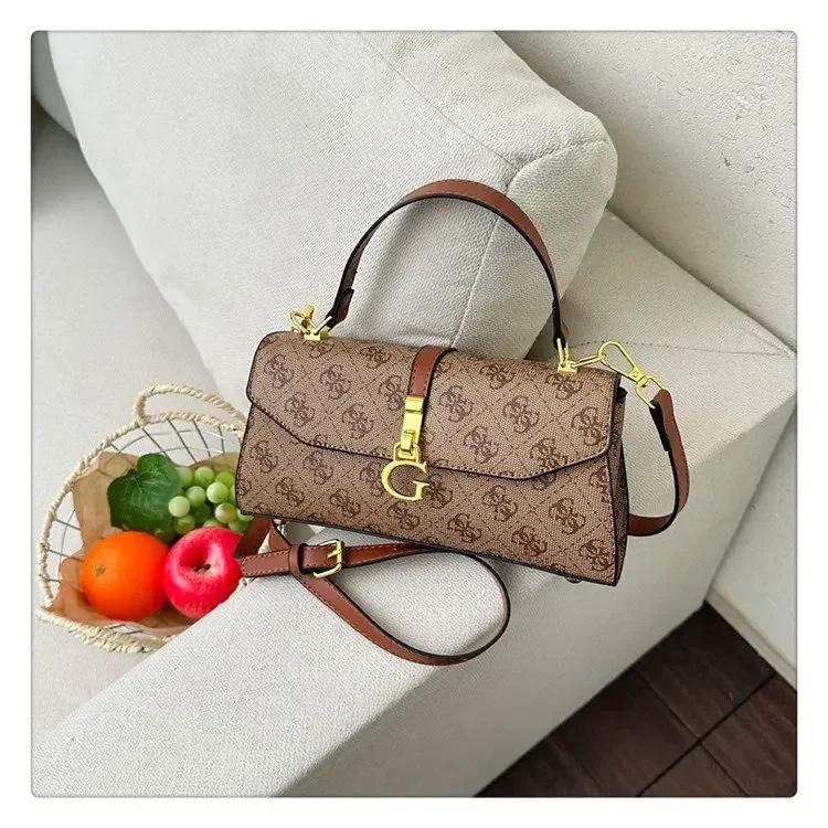 High-End Minimalist Diaper Bag: Elegant Crossbody Handbag For Women With Designer Logo And Large Capacity Vintage Tote