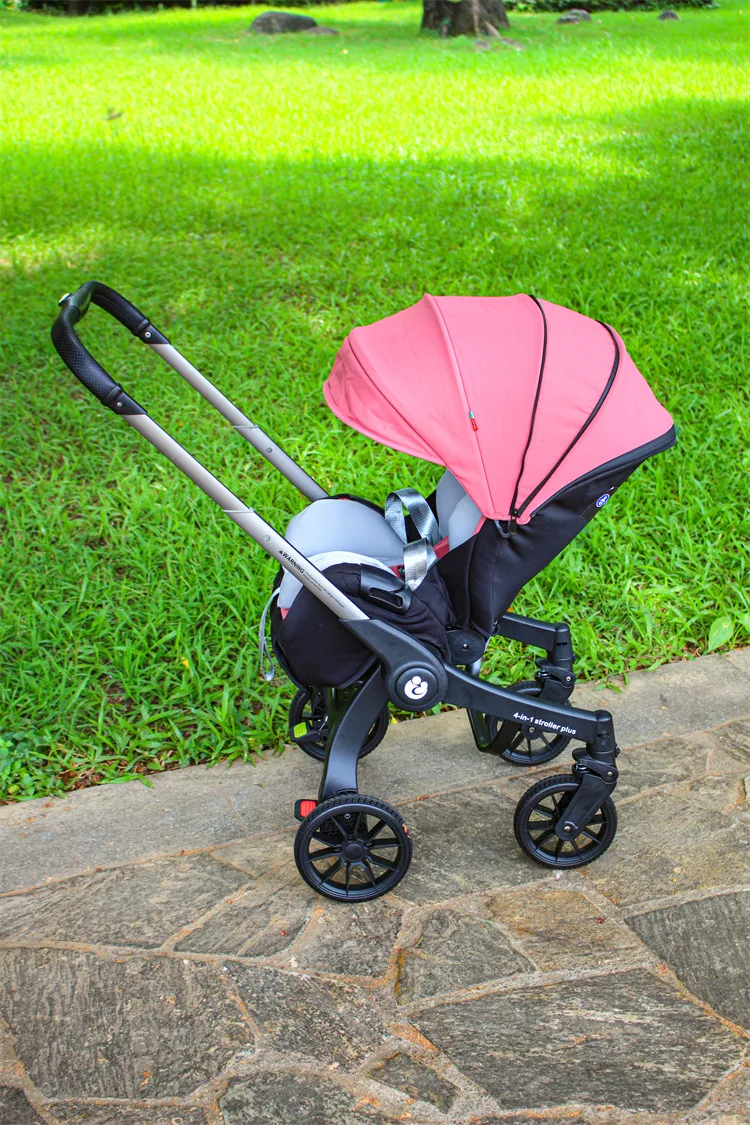 NEW 4 In1 Baby Stroller Multifunctional Newborn Baby Carriage Foldable Basket Type Seat Lightweight Travel Pram Car Seat