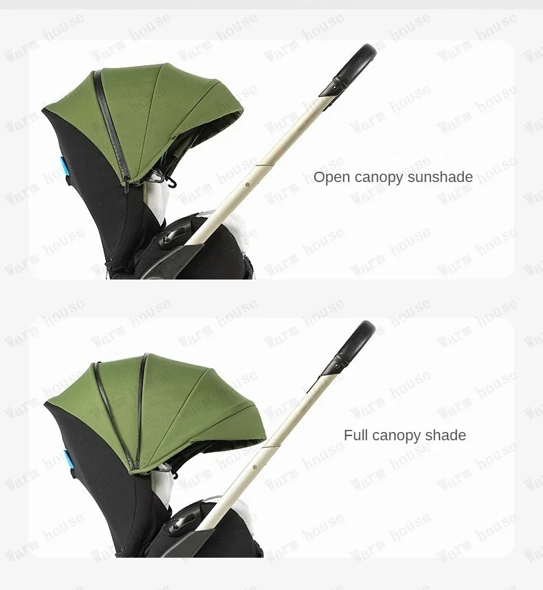 NEW 4 In1 Baby Stroller Multifunctional Newborn Baby Carriage Foldable Basket Type Seat Lightweight Travel Pram Car Seat