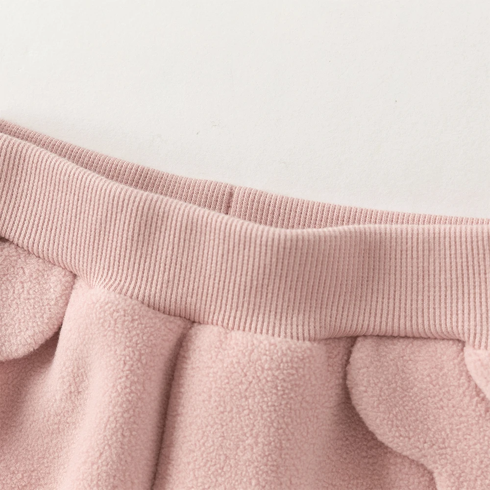 Dave Bella Children's Pants Autumn Winter Girls Warmth Thickened Trousers Kids' Cute Fashion Pants Children's Clothing DB4254199