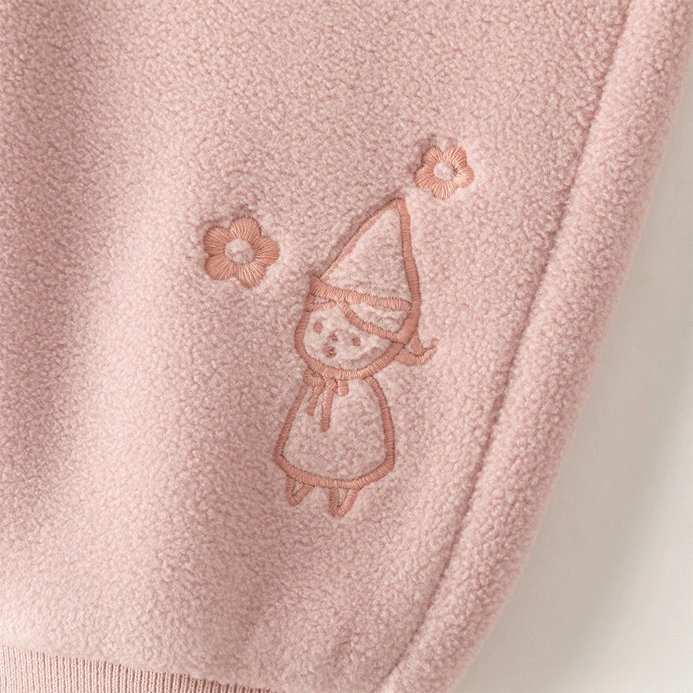 Dave Bella Children's Pants Autumn Winter Girls Warmth Thickened Trousers Kids' Cute Fashion Pants Children's Clothing DB4254199