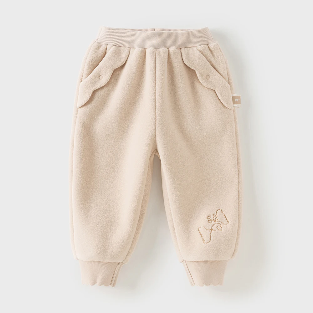 Dave Bella Children's Pants Autumn Winter Girls Warmth Thickened Trousers Kids' Cute Fashion Pants Children's Clothing DB4254199
