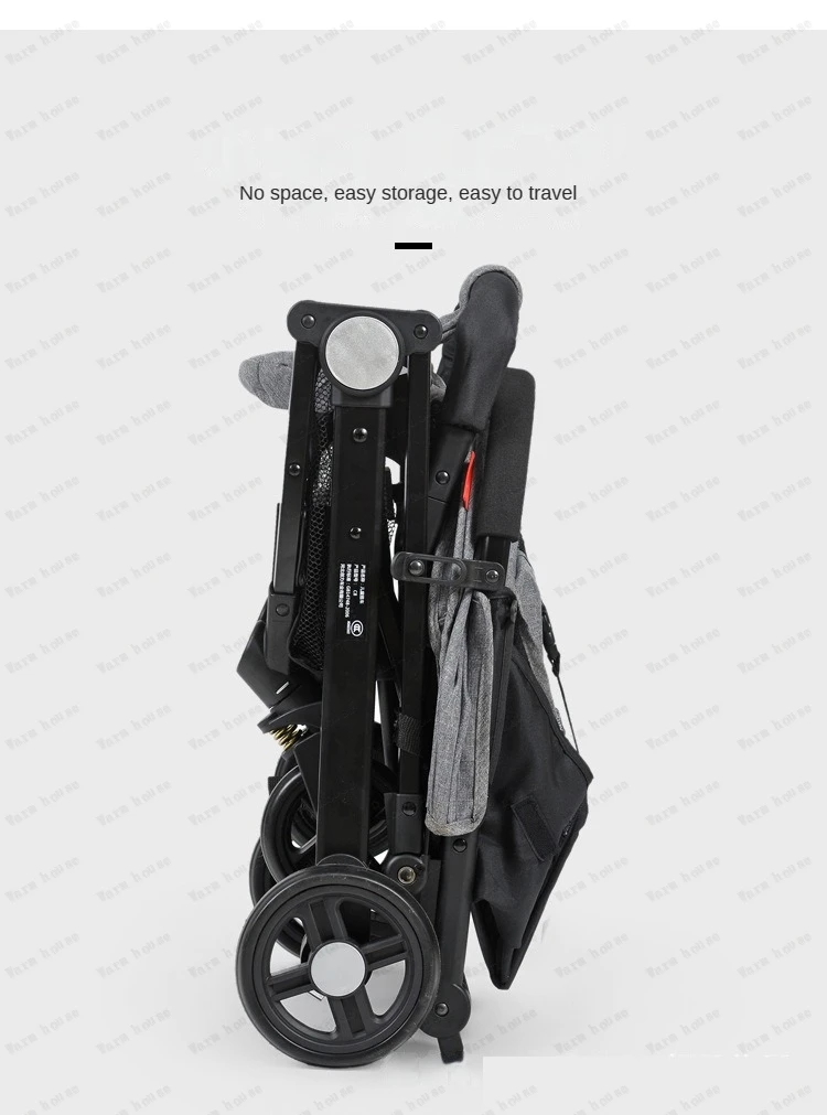Lightweight Travel Pram four-wheel stroller Portable newborn baby foldable shock-absorbing umbrella stroller Baby Carriage