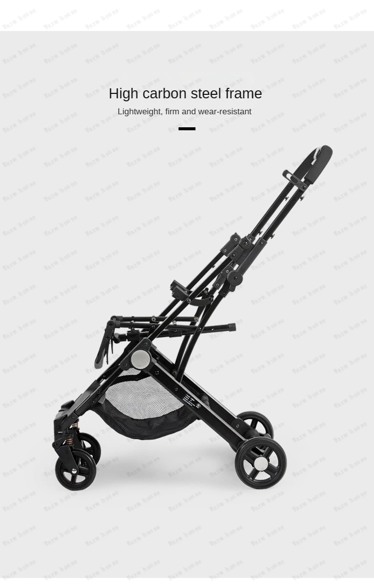 Lightweight Travel Pram four-wheel stroller Portable newborn baby foldable shock-absorbing umbrella stroller Baby Carriage