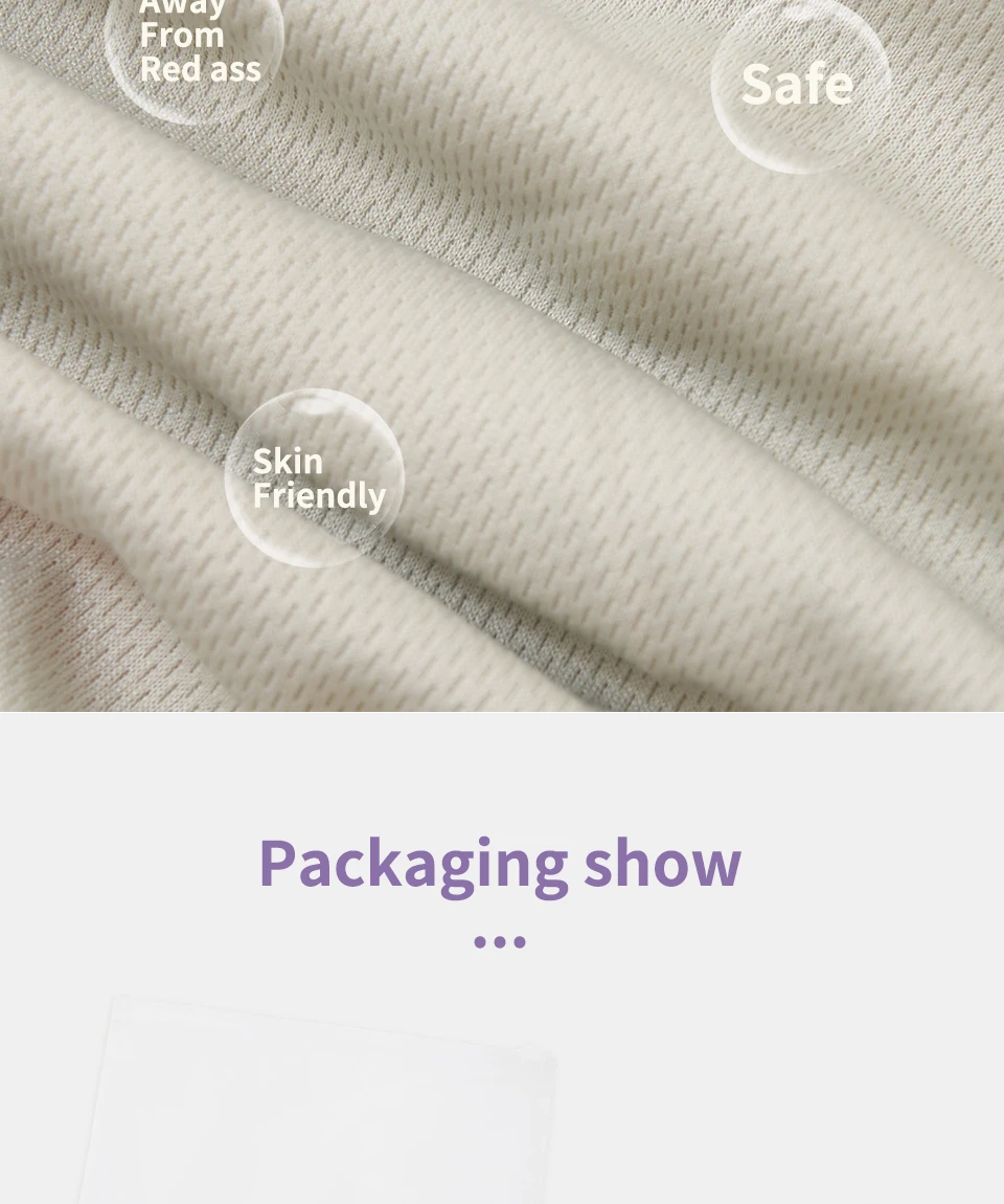Elinfant ECO-friendly Diaper Set Baby 8 Pcs Pocket Diapers One Size Gray Mesh Cloth Adjustable Cloth Nappy For Baby Girls&Boys