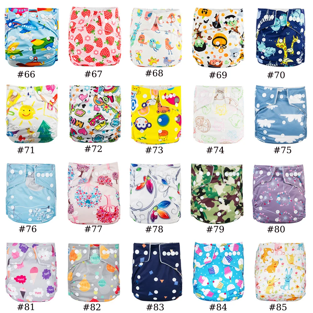 Babyland Manufacturer ECO-Friendly Baby Bamboo Charcoal Diapers 10pcs/Lot 100% Bamboo Nappy Washable & Reusable Cloth Diapers