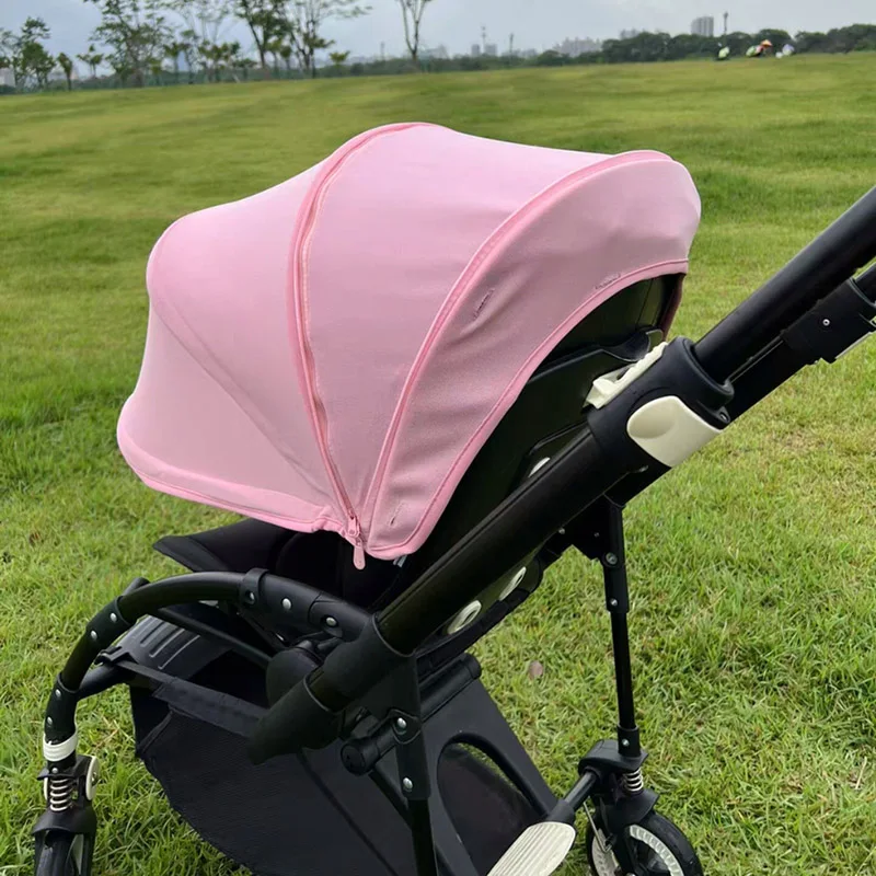 Stroller Sunshade For Bugaboo Bee 3/5/6 Fox Pushchair Sun Canopy Sleeping Basket Awning Extendable Buggy Roof With Mesh Window